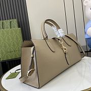 Gucci Jackie Series Medium Tote Bag Beige Size 40 x 19.5 x 12 cm - 2