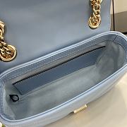 Gucci GG Marmont Mini Shoulder Bag Blue Size 22 x 13 x 6 cm - 5