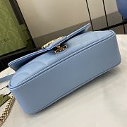 Gucci GG Marmont Mini Shoulder Bag Blue Size 22 x 13 x 6 cm - 4