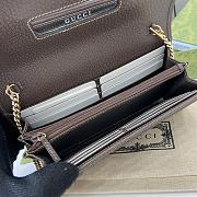 Gucci Ophidia Chain Brown Wallet Size 19 x 10 x 3.5 cm - 6