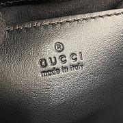 Gucci GG Marmont Mini Top Handle Bag In Black Leather Size 7 x 13 x 6 cm - 2