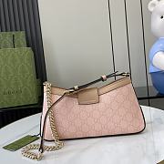 Gucci GG Padlock Small Shoulder Bag Pink Size 26.5 x 13.5 x 4.5 cm - 4