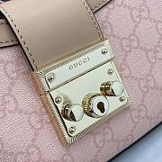 Gucci GG Padlock Small Shoulder Bag Pink Size 26.5 x 13.5 x 4.5 cm - 5