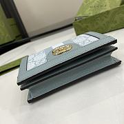 Gucci GG Ophidia Card Holder Blue Size 11 x 8.5 x 3 cm - 3