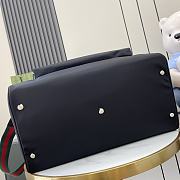 Gucci Large Duffle Bag In Black Nylon Size 52 cm - 6