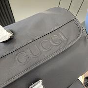 Gucci Large Duffle Bag In Black Nylon Size 52 cm - 2