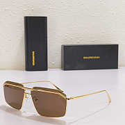 Balenciaga Dynasty Rectangle Sunglasse - 3