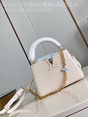 Louis Vuitton Capucines Mini Handbag M48865 Creamy White Size 21 x 14 x 8 cm - 1