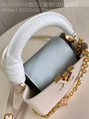 Louis Vuitton Capucines Mini Handbag M48865 Creamy White Size 21 x 14 x 8 cm - 4