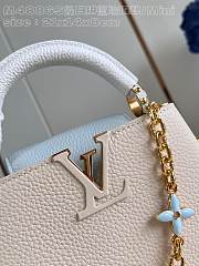 Louis Vuitton Capucines Mini Handbag M48865 Creamy White Size 21 x 14 x 8 cm - 3