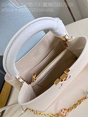 Louis Vuitton Capucines Small Handbag M48865 Creamy White Size 27 x 18 x 9 cm - 6