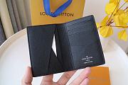 Louis Vuitton LV Pocket Wallet Gray Size 8 x 11 x 1 cm - 5