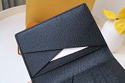 Louis Vuitton LV Pocket Wallet Gray Size 8 x 11 x 1 cm - 3