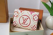 Louis Vuitton LV Victorine Wallet By the Pool Pink Size 12 x 9.5 x 2.5 cm - 5