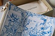 Louis Vuitton LV Victorine Wallet By the Pool Blue Size 12 x 9.5 x 2.5 cm - 3