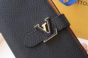 Louis Vuitton LV Vertical Wallet Black Size 11 x 19 x 1.7 cm - 2