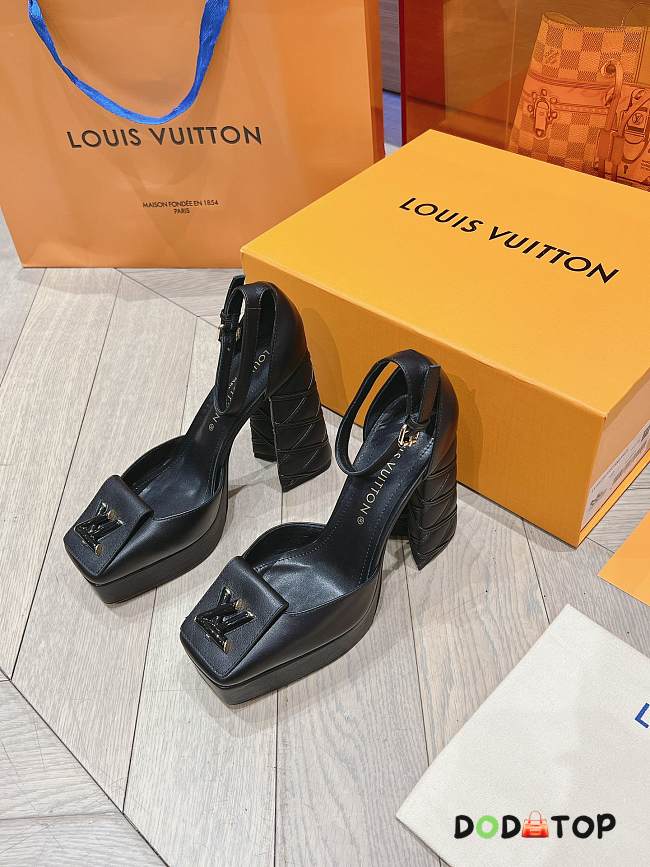 Louis Vuitton LV Black Heels 12 cm - 1