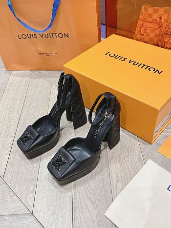 Louis Vuitton LV Black Heels 12 cm