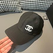 Chanel Hat Black/White/Pink  - 4