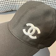 Chanel Hat Black/White/Pink  - 3