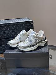 Chanel Sneakers Pink/Black/White/Silver/Gold - 6