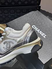 Chanel Sneakers Pink/Black/White/Silver/Gold - 5