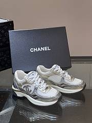 Chanel Sneakers Pink/Black/White/Silver/Gold - 3