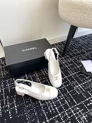 Chanel Mary Jane Backless Sandals Black/White - 3