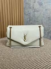 YSL Saint Laurent Large Calypso White Size 36 x 20 x 10 cm - 1