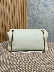 YSL Saint Laurent Large Calypso White Size 36 x 20 x 10 cm - 5