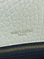 YSL Saint Laurent Large Calypso White Size 36 x 20 x 10 cm - 3