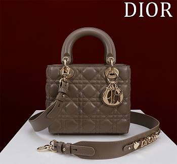 Dior My Lady Dior ABC Brown Size 20 x 17 x 9 cm