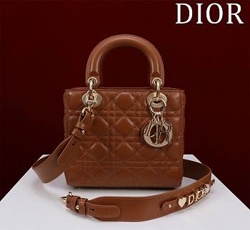 Dior My Lady Dior ABC Brown 01 Size 20 x 17 x 9 cm