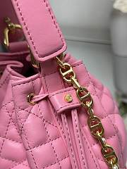 Dior Jolie Bucket Bag Pink Size 17 x 16 x 9 cm - 6