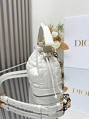 Dior Jolie Bucket Bag White Size 17 x 16 x 9 cm - 6