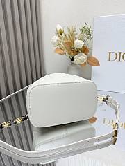 Dior Jolie Bucket Bag White Size 17 x 16 x 9 cm - 5