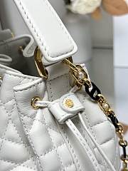 Dior Jolie Bucket Bag White Size 17 x 16 x 9 cm - 2