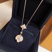 Louis Vuitton Double Blossom Pendant Necklace - 2