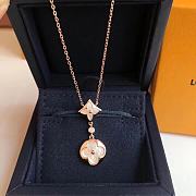 Louis Vuitton Double Blossom Pendant Necklace - 3