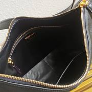 Prada Aimée Large Leather Shoulder Bag Black Size 39 x 24 x 11.5 cm - 6