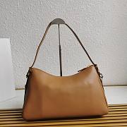 Prada Aimée Large Leather Shoulder Bag Brown Size 39 x 24 x 11.5 cm - 2