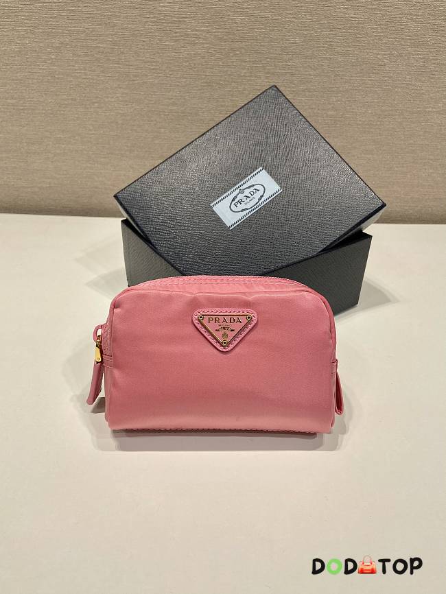 Prada Re-Nylon Small Clutch Pink Size 12 x 8 x 3.5 cm - 1