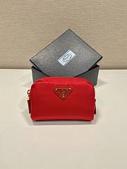 Prada Re-Nylon Small Clutch Red Size 12 x 8 x 3.5 cm - 1