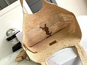 YSL Icare Raffia Beach Bag Size 55 x 43 x 5 cm - 6