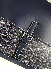 Goyard Citadin Messenger Bag Blue Size 38 x 26 x 8 cm - 3