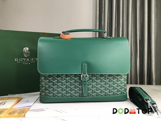 Goyard Citadin Messenger Bag Green Size 38 x 26 x 8 cm - 1