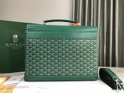 Goyard Citadin Messenger Bag Green Size 38 x 26 x 8 cm - 5