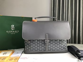 Goyard Citadin Messenger Bag Grey Size 38 x 26 x 8 cm