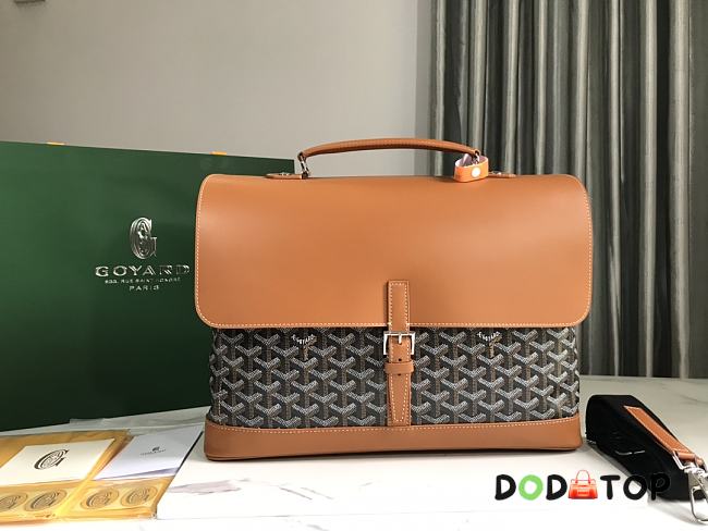 Goyard Citadin Messenger Bag Brown Size 38 x 26 x 8 cm - 1