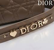 Dior My Lady Dior ABC Brown Size 24 x 20 x 11 cm - 2